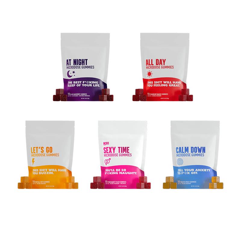 MCRO Edibles Gummies (10ct Pouch) - Group Image
