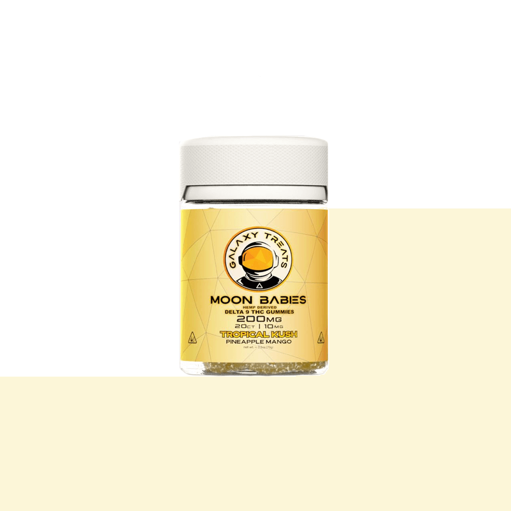 Galaxy Treats Moon Babies Gummies D9 - Tropical Kush