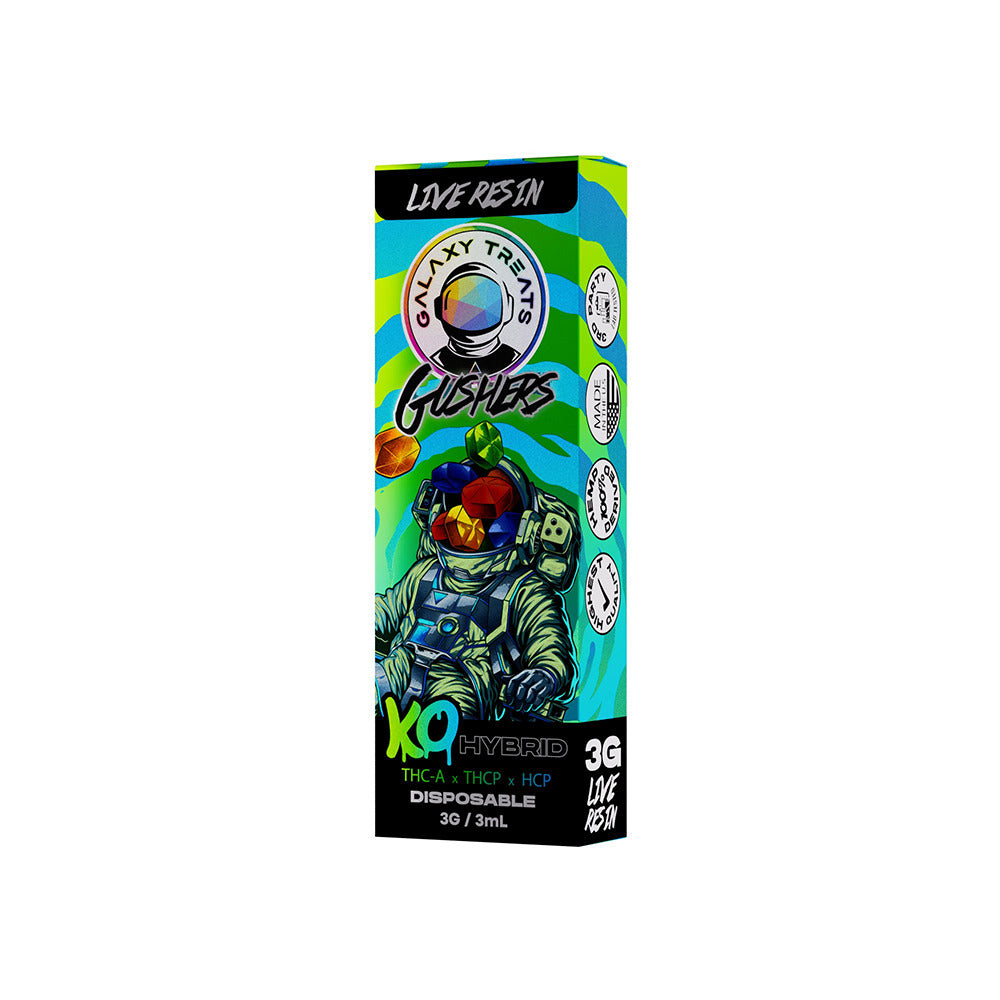 Galaxy Treats Knock Out Disposable (3g) - Gushers with packaging