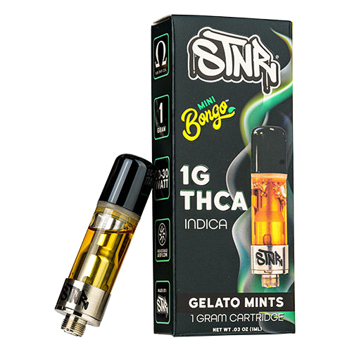 STNR - STNR (Cart) (1g) Bongo Cart THC-A - Gelato Mints with packaging