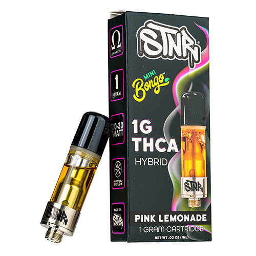 STNR - STNR (Cart) (1g) Bongo Cart THC-A - Pink Lemonade with packaging