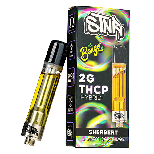 STNR Bongo THC-P Cartridge (2g) - Sherbert with packaging