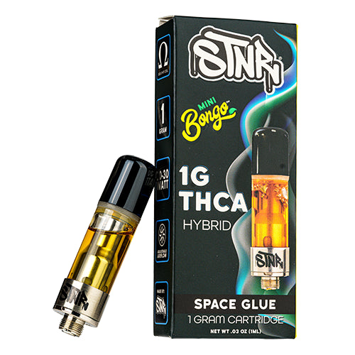 STNR - STNR (Cart) (1g) Bongo Cart THC-A - Space Glue with packaging
